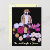 Dahlia Gardener Postcard Postkarte (Vorne/Hinten)