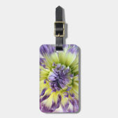 Dahlia Gepäckmarke Gepäckanhänger (Vorderseite vertikal)