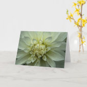 Dahlia - Greeting Card Karte (Gelbe Blume)