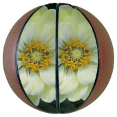 Dahlia Hellgelbe Blume Basketball (Vertikal)