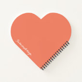 Dahlia-Herzbuch Notizblock (Rückseite)