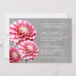 Dahlia Hochzeit Einladung