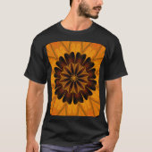 Dahlia in Black Bohemian Floral Graphic T-Shirt (Vorderseite)