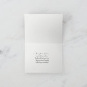 Dahlia in Lilienpads Beileid Vielen Dank Dankeskarte (Innenseite)