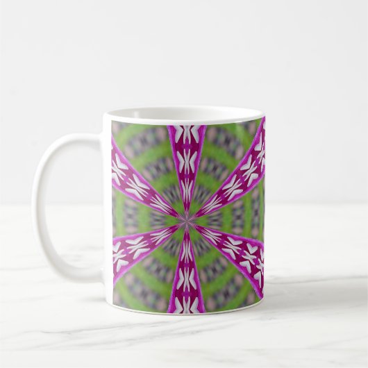 Dahlia Kaliediscope Kaffeetasse (Links)