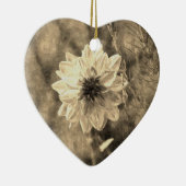 Dahlia Keramikornament (Rechts)