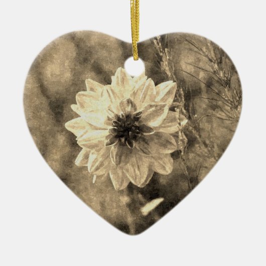 Dahlia Keramikornament (Vorne)