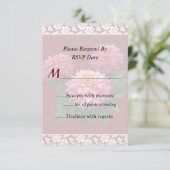 Dahlia Kidds Climax Wedding Einladung (Stehend Vorderseite)