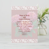 Dahlia Kidds Climax Wedding Invitation Set Einladung (Stehend Vorderseite)