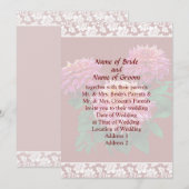 Dahlia Kidds Climax Wedding Invitation Set Einladung (Vorne/Hinten)