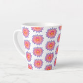 Dahlia Latte Tasse (Linke Ecke)