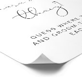 DAHLIA Lemon rät, wo sie Brautparty hatten Poster (Ecke)