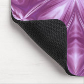 Dahlia Lila Milchweiße Wolken Abstraktes Muster Mousepad (Ecke)