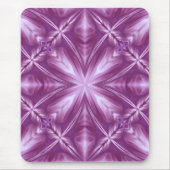 Dahlia Lila Milchweiße Wolken Abstraktes Muster Mousepad (Vorne)