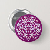 Dahlia Mandala Button (Vorne & Hinten)