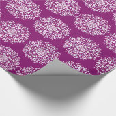 Dahlia Mandala Geschenkpapier (Ecke)