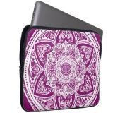 Dahlia Mandala Laptopschutzhülle (Vorne Rechts)