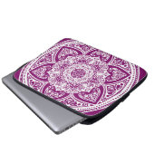 Dahlia Mandala Laptopschutzhülle (Vorne Knopf)