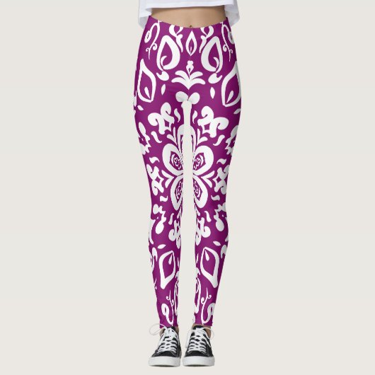 Dahlia Mandala Leggings (Vorderseite)