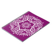 Dahlia Mandala Notizblock (Linke Seite)