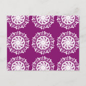 Dahlia Mandala Postkarte (Vorderseite)