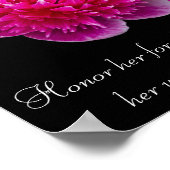 Dahlia Mother's Day Bible Vers Sprichwörter 31 Pos Poster (Ecke)