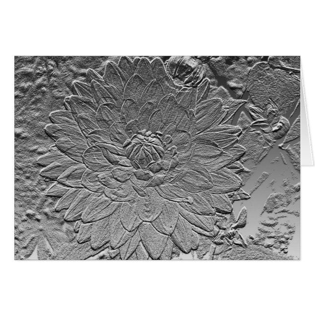 Dahlia Note Card (Vorderseite (Horizontal))