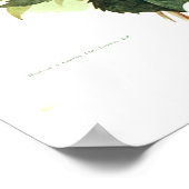 Dahlia 'Orange Fire King' Poster (Ecke)