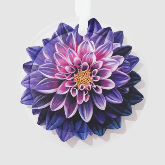 Dahlia Ornament (Rückseite)