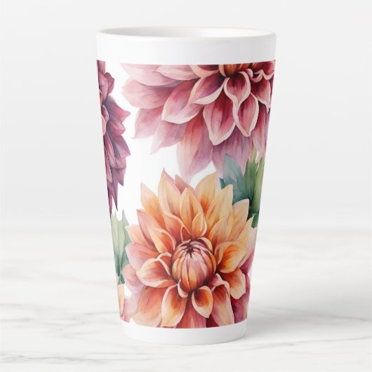 Dahlia Painting Milchtasse (Vorderseite)