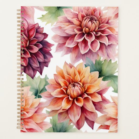 Dahlia Painting Planer (Vorderseite)