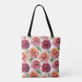 Dahlia Painting Tasche (Rückseite)