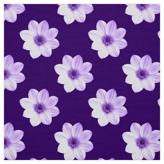 Dahlia Pattern - Lila Stoff (Muster)