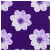 Dahlia Pattern - Lila Stoff (Nahaufnahme)