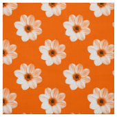 Dahlia Pattern - Orange Stoff (Muster)