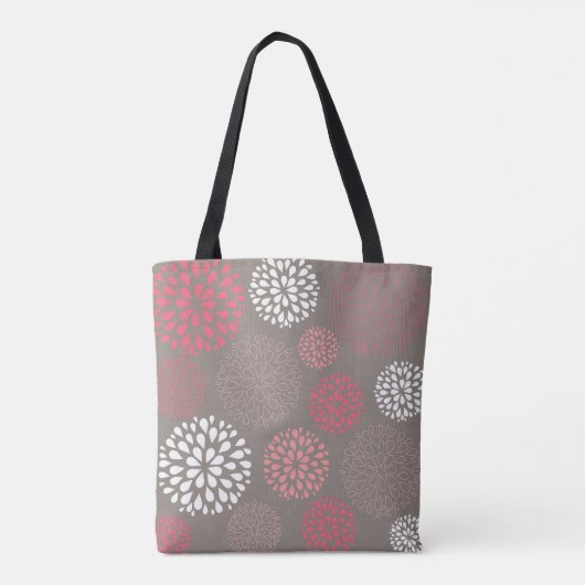 Dahlia Pattern Tasche (Rückseite)
