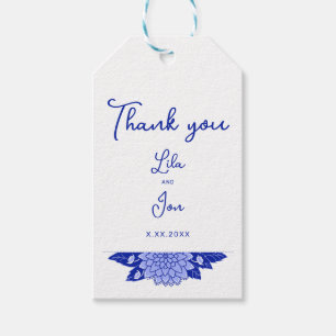 Dahlia Personalisiert Wedding Gift Tags Geschenkanhänger