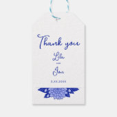 Dahlia Personalisiert Wedding Gift Tags Geschenkanhänger (Rückseite)