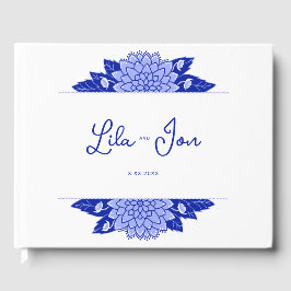 Dahlia Personalisiert Wedding Guestbook Gästebuch