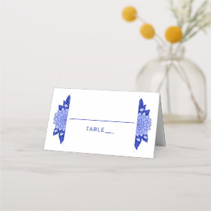 Dahlia Personalisierte Hochzeit Platzkarte