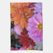 Dahlia Petals Geschirrtuch (Vertikal)