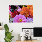 Dahlia Petals Poster (Heimbüro)