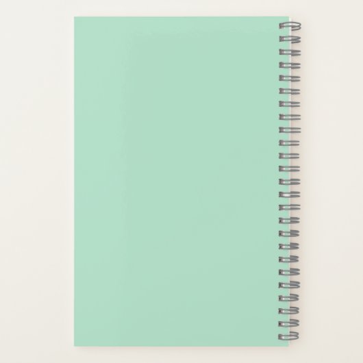 Dahlia Pflanze Seeds of Happiness Notebook Notizblock (Rückseite)