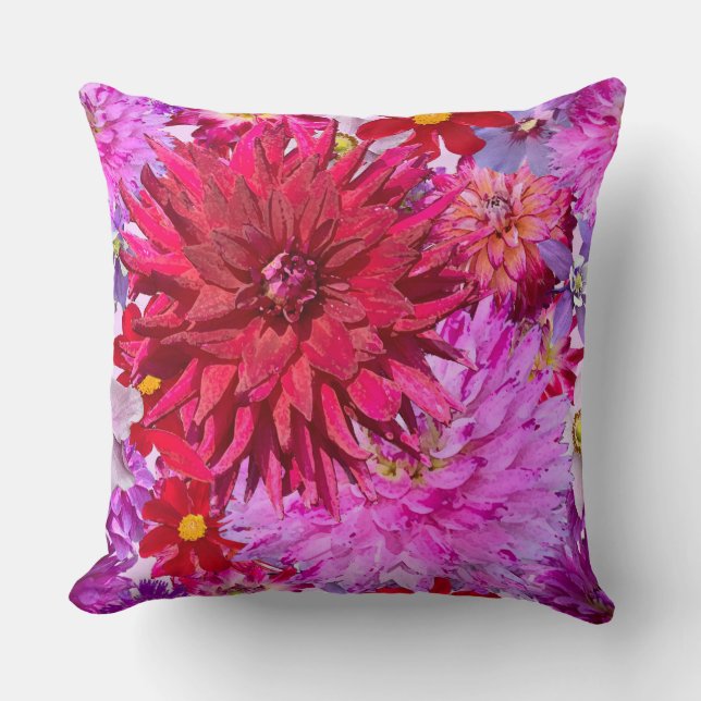 Dahlia Pillow-Double Bloom Kissen (Vorderseite)