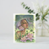 Dahlia Postcard Postkarte (Stehend Vorderseite)