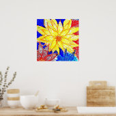 Dahlia Poster (Küche)