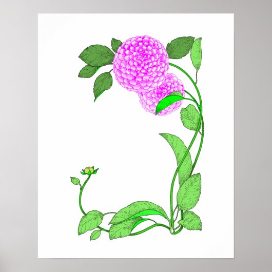 Dahlia Poster (Vorne)