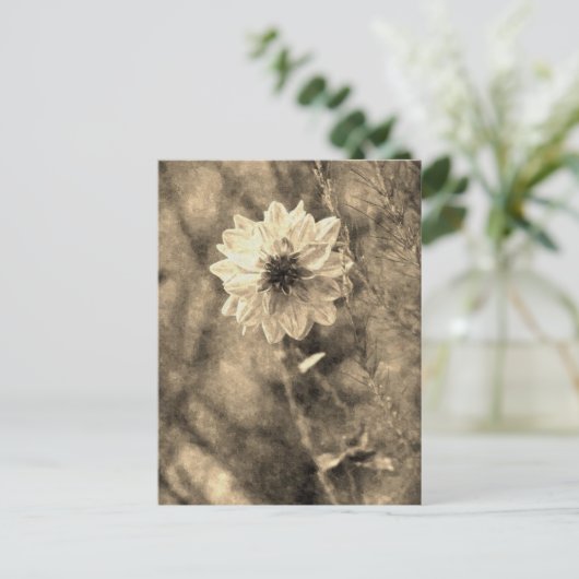 Dahlia Postkarte (Stehend Vorderseite)