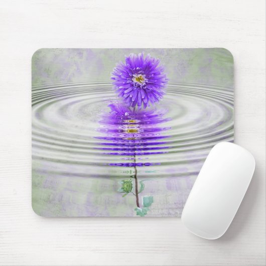 Dahlia Ripple Mousepad (Mit Mouse)