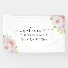 Dahlia & Rose Bridal Polterabend Willkommen Banner